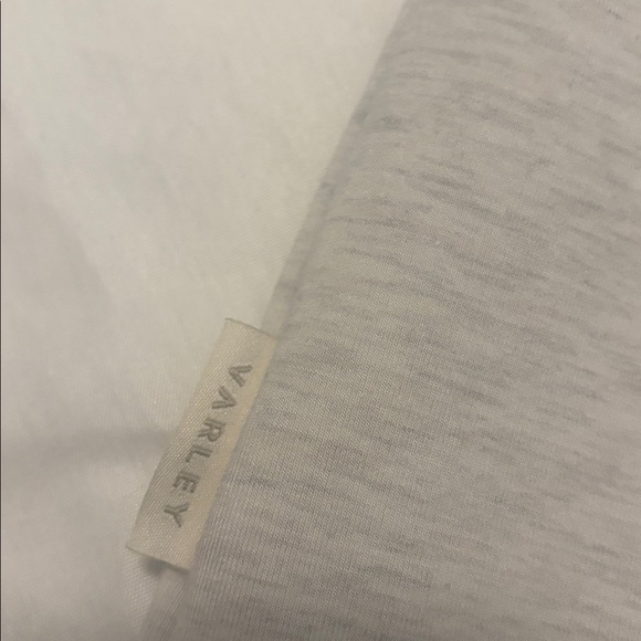 Varley Magnolia Half-Zip Tank Top ivory SZ L double soft hold zipper athleisure - Picture 10 of 10